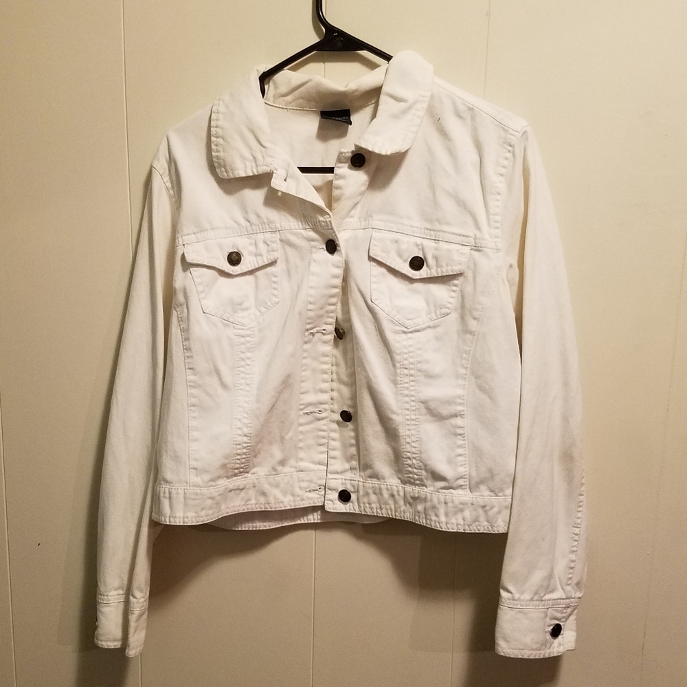 White Denim Jacket